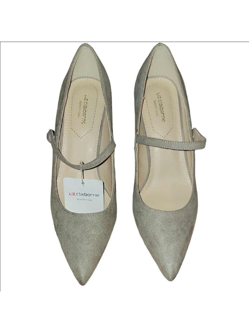 Liz Claiborne Peak Koala Taupe Memory Foam 3" Heels Size 9 NWT